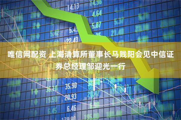 唯信网配资 上海清算所董事长马贱阳会见中信证券总经理邹迎光一行
